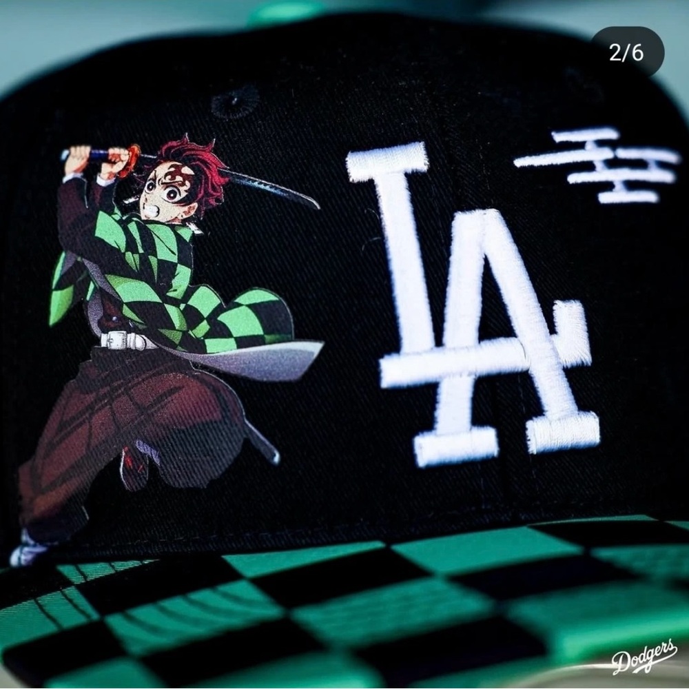 NEW SGA Los Angeles Dodgers Demon Slayer Hat - Picture 2 of 10